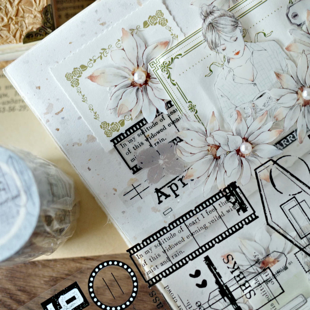 Floral Decorative Tape Rolls- Lines & Intersects