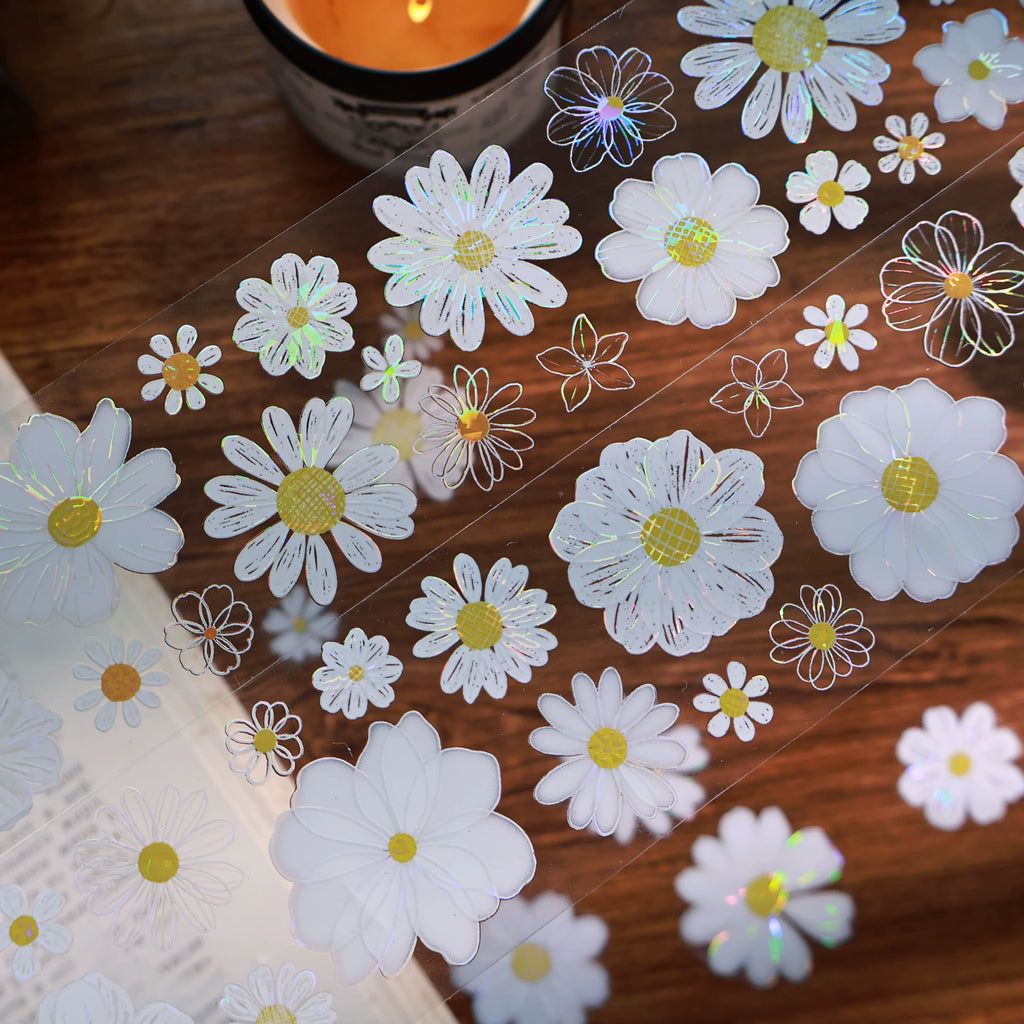 Floral Decorative Tape Rolls- Velvet Petals