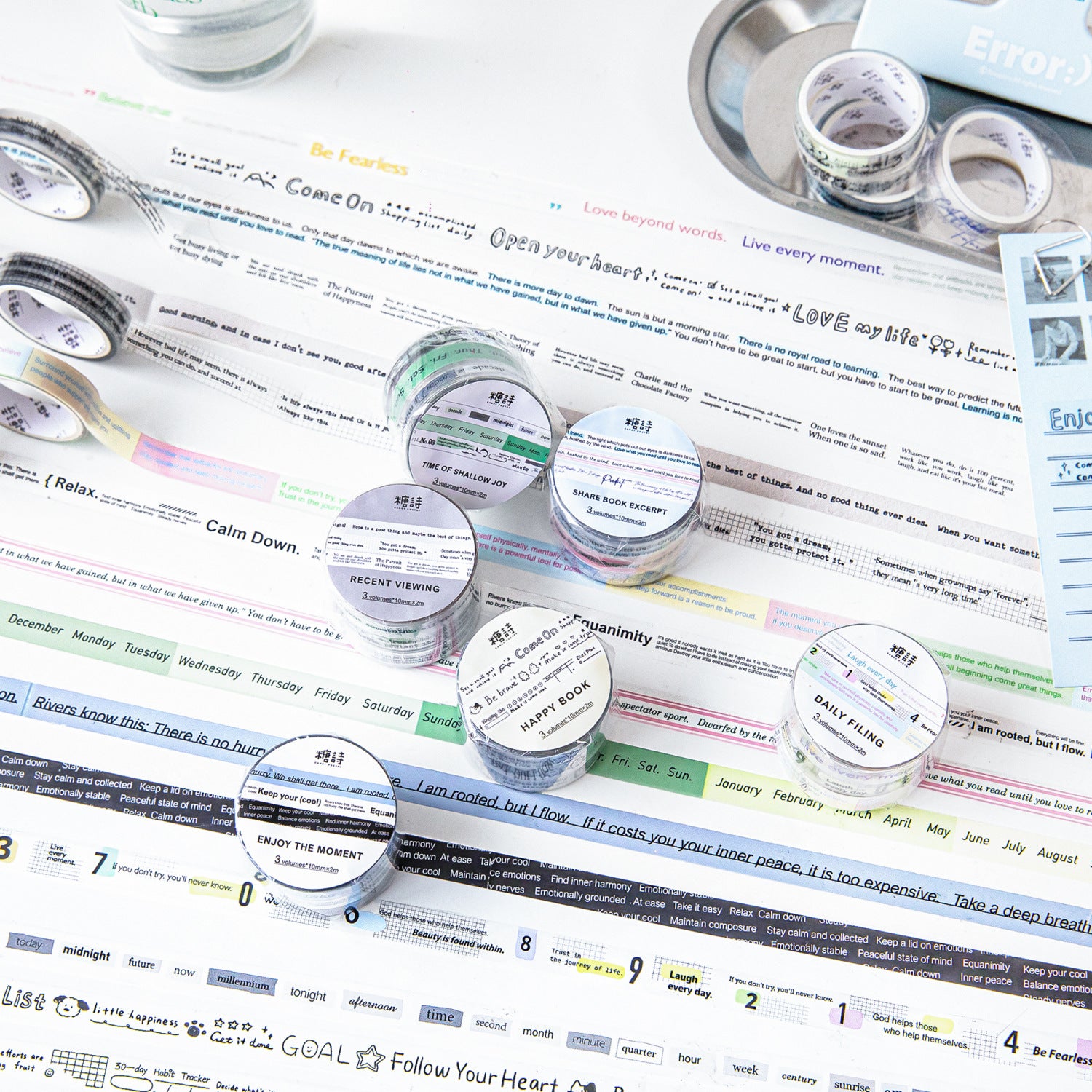 3 Roll Quotes Tape Set YWYL