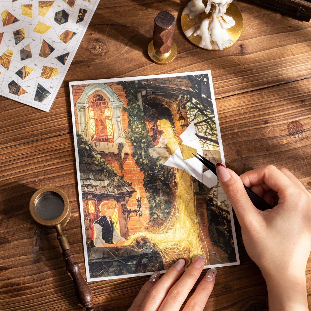 Fairy Tale Puzzle Stickers Kit ZJTH