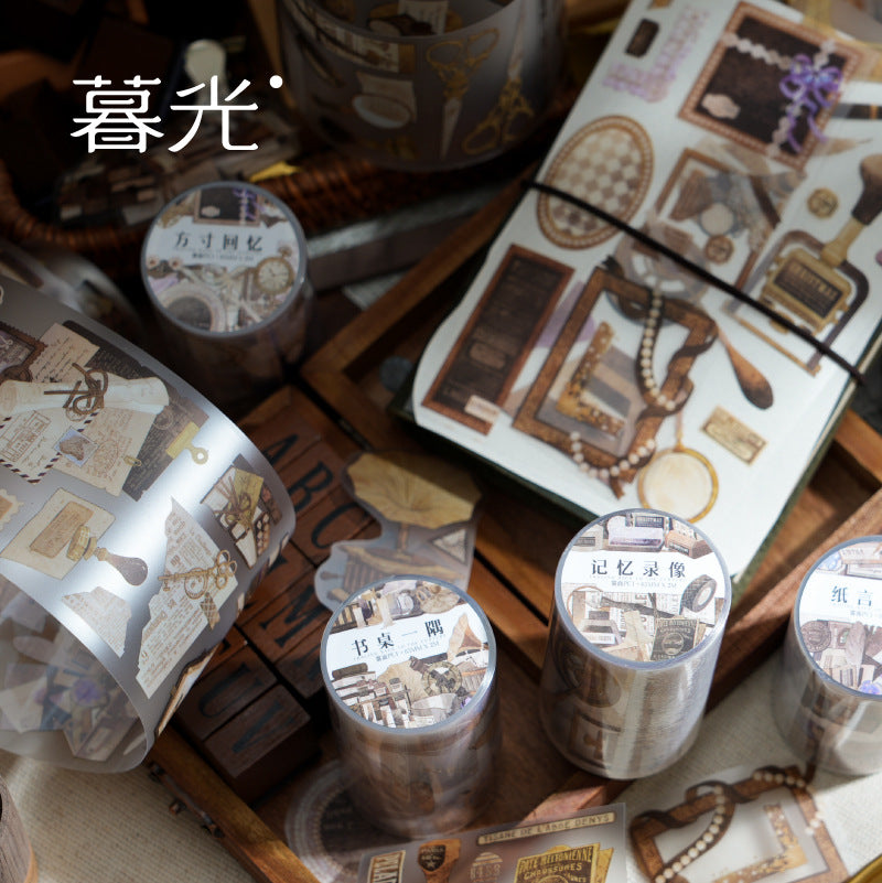 1 Roll Vintage Gadgets PET Stickers Tape SHSJ