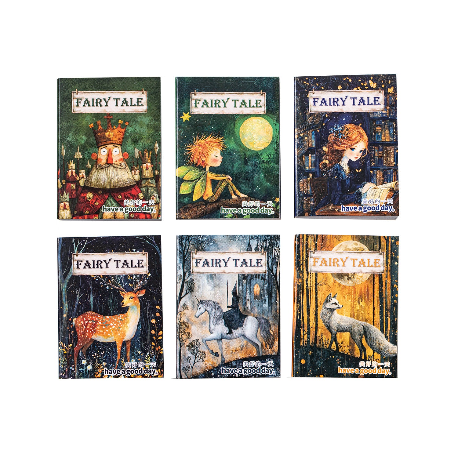 50 Pcs Fairy Tale Theme Washi Stickers Book THXS