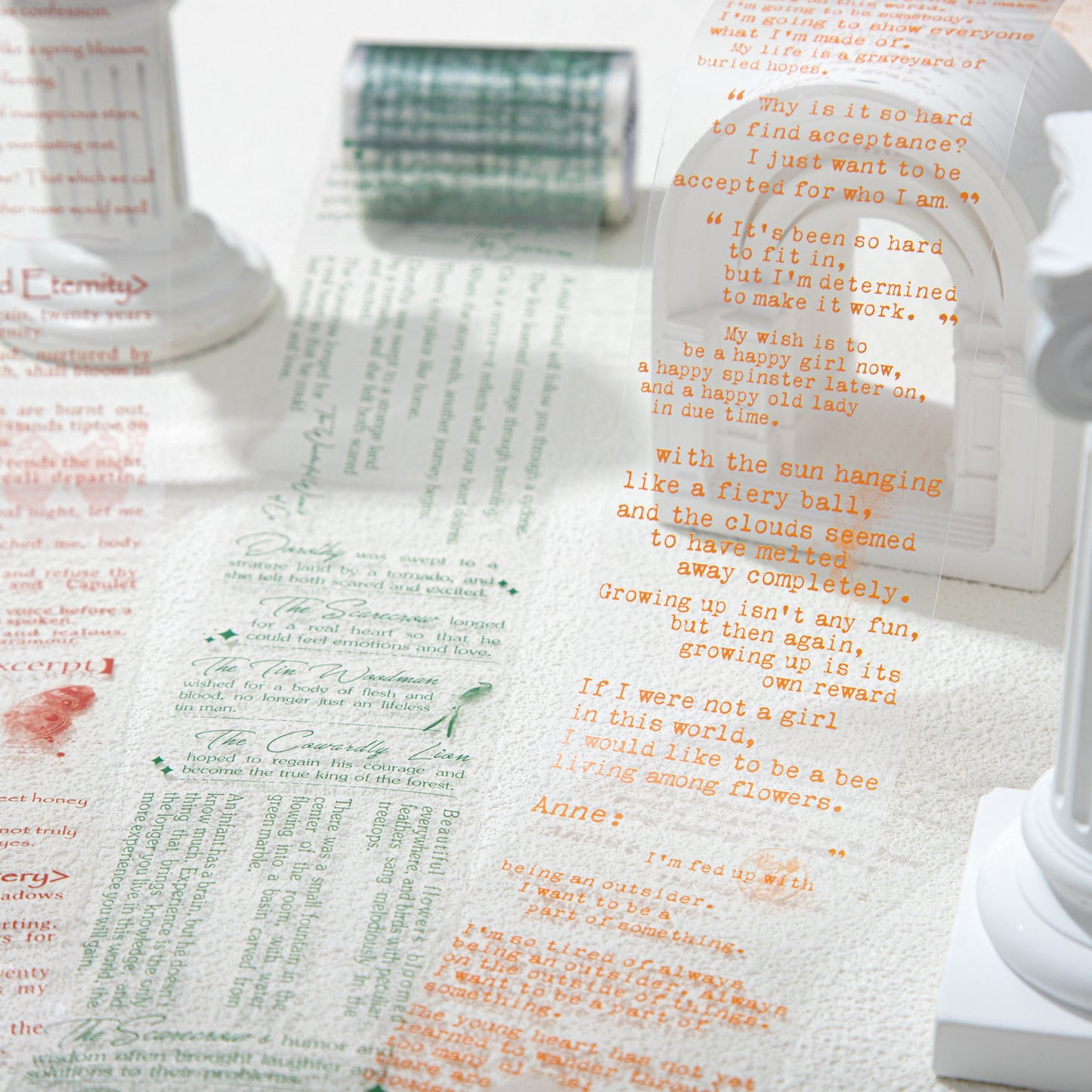 1 Roll Literature Fragments PET Tape WXYLPD