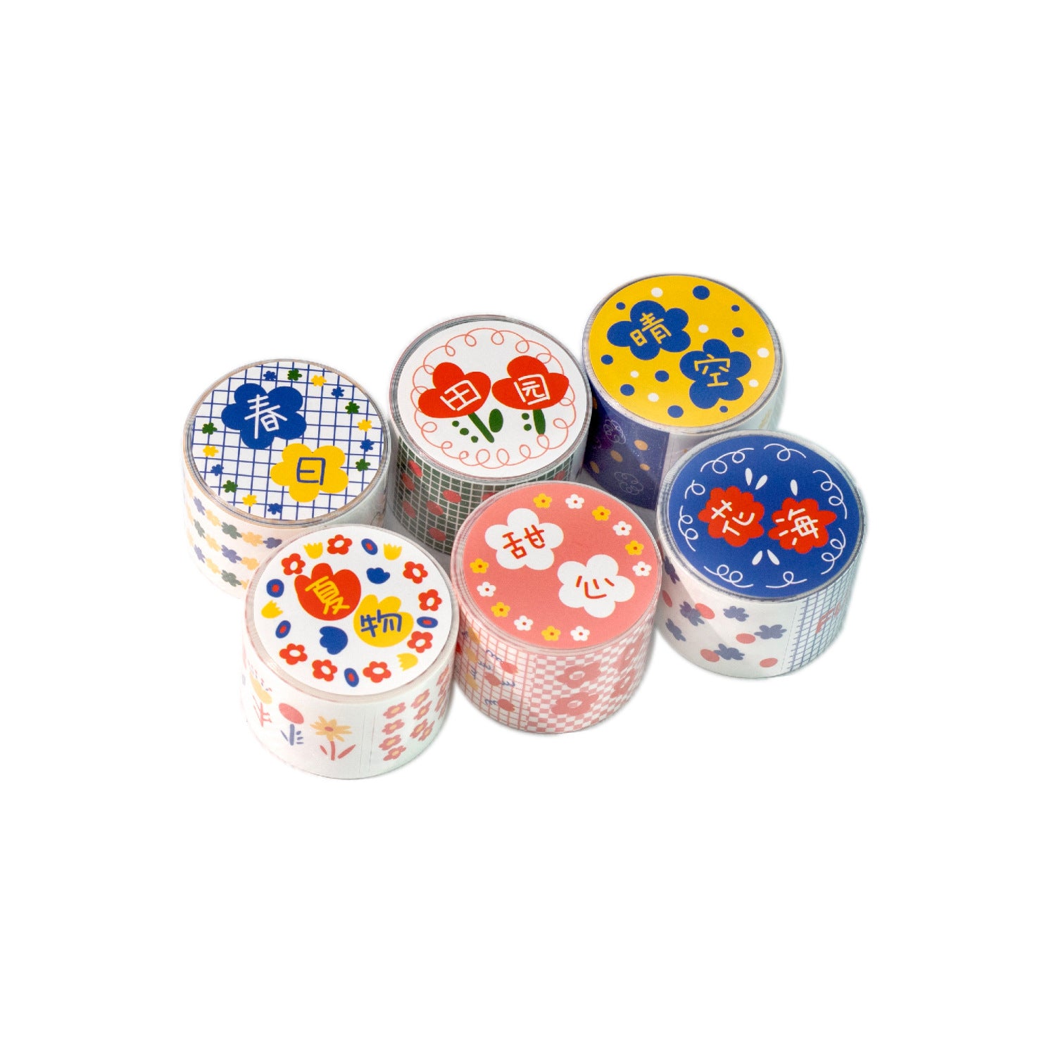 1 Roll Floral Stickers Tape SHQXT