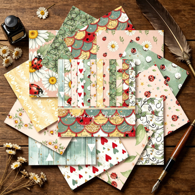 6 inch Garden Cottagecore Scrapbook Paper Pad SKP612