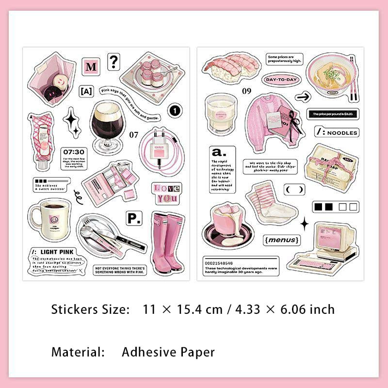 2 Sheets Creative Journal Stickers RJSP