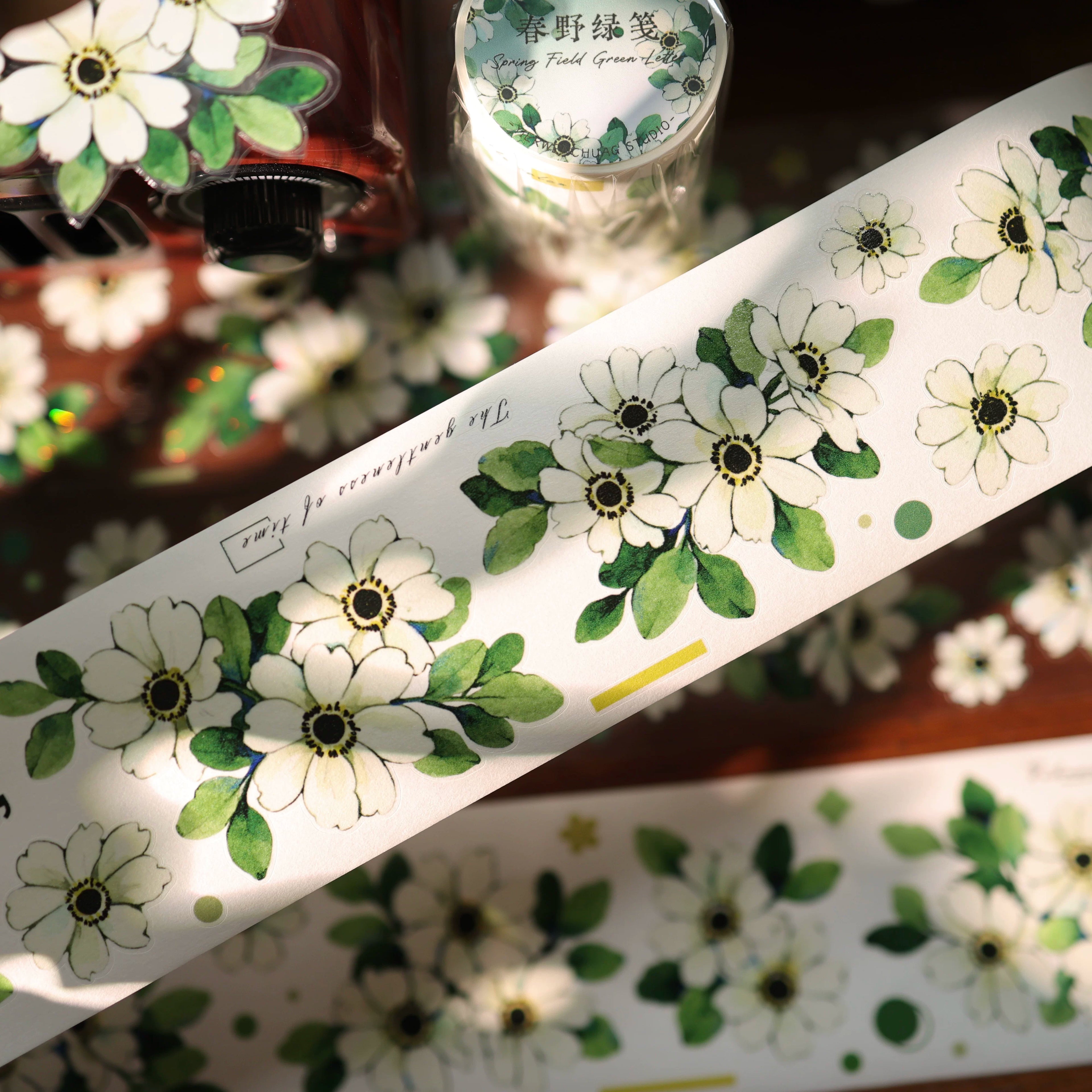 Floral Decorative Tape Rolls- Vernal Meadow