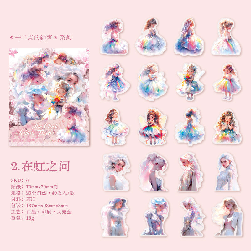 40 Pcs Fairy PET Stickers SEDZS