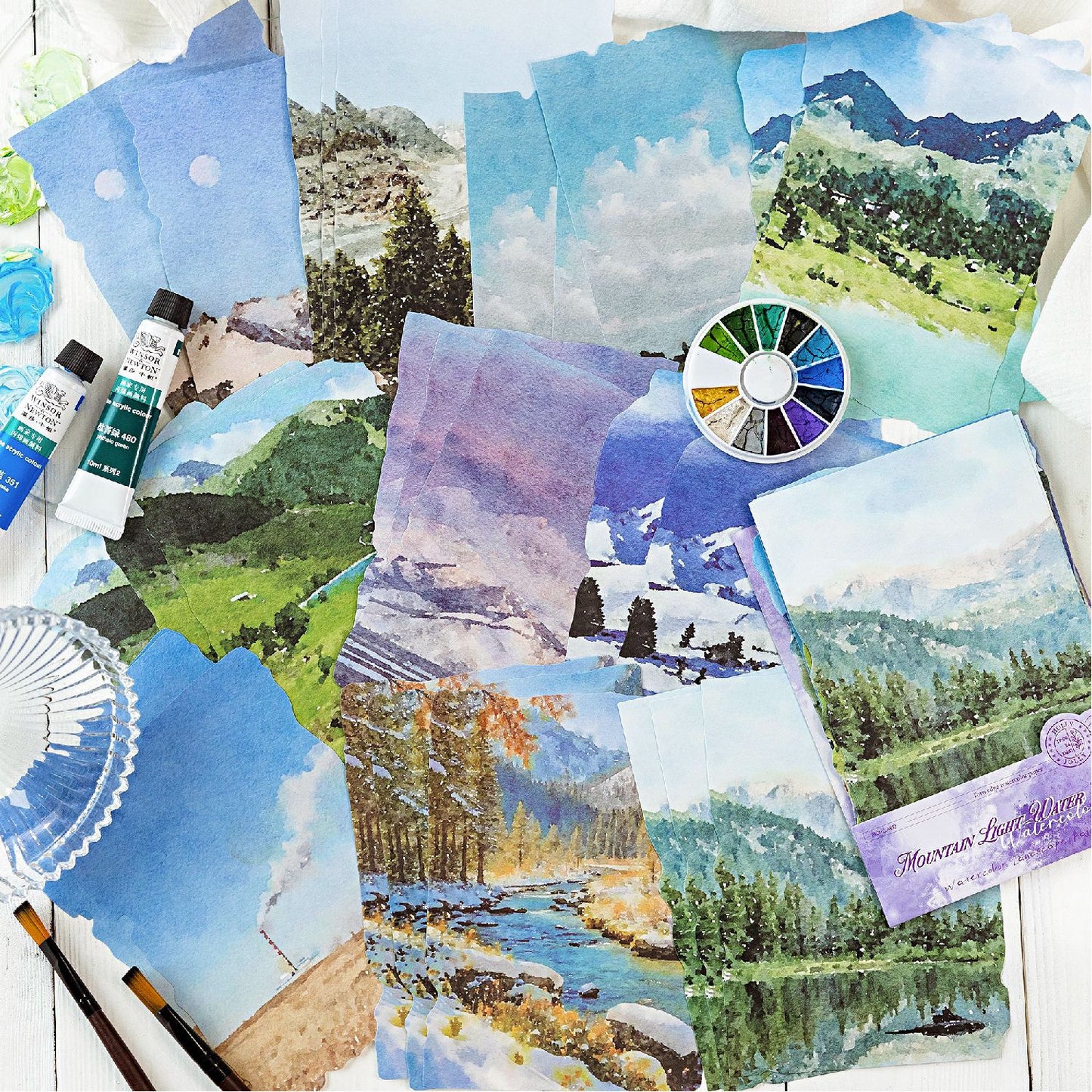 30 Pcs Landscape Journal Paper LGJFJ
