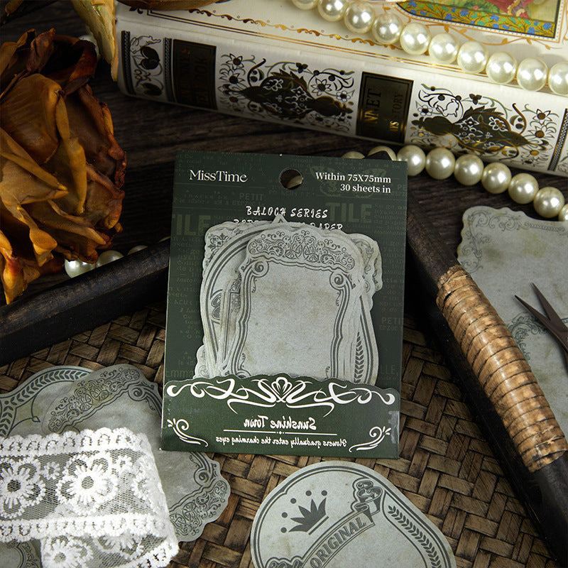 30 Pcs Vintage Notepad HYNH