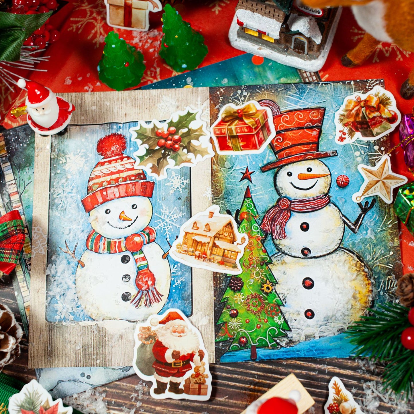 46 Pcs Christmas Boxed Stickers SDSG