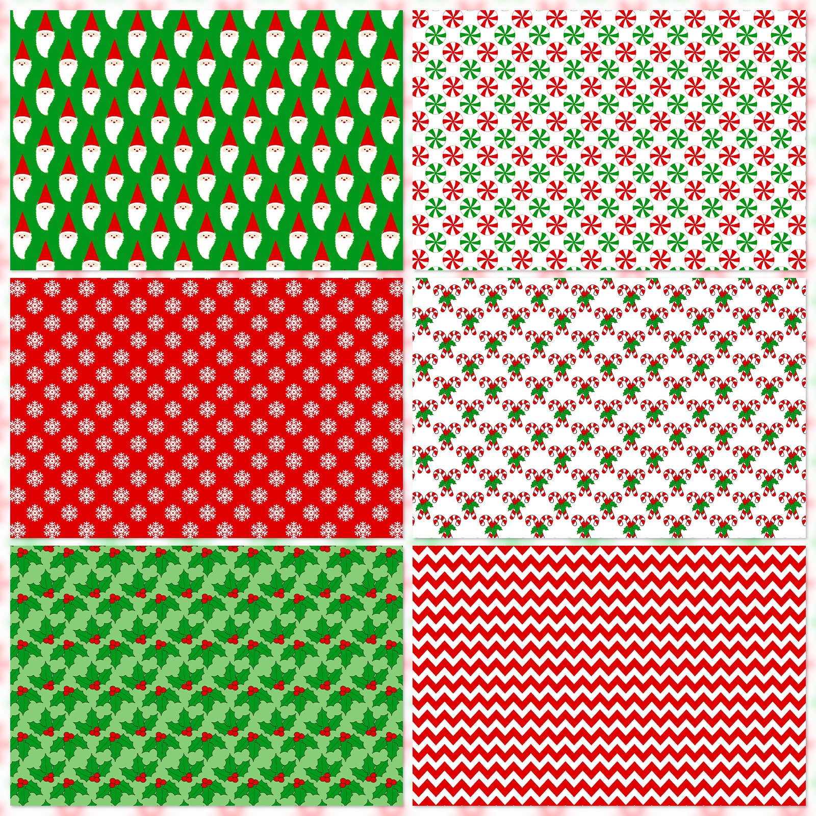 6 inch Christmas Scrapbook Paper Pad PA256