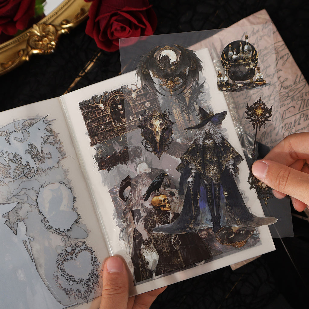 20 Sheets Gothic Stickers Book AYSY