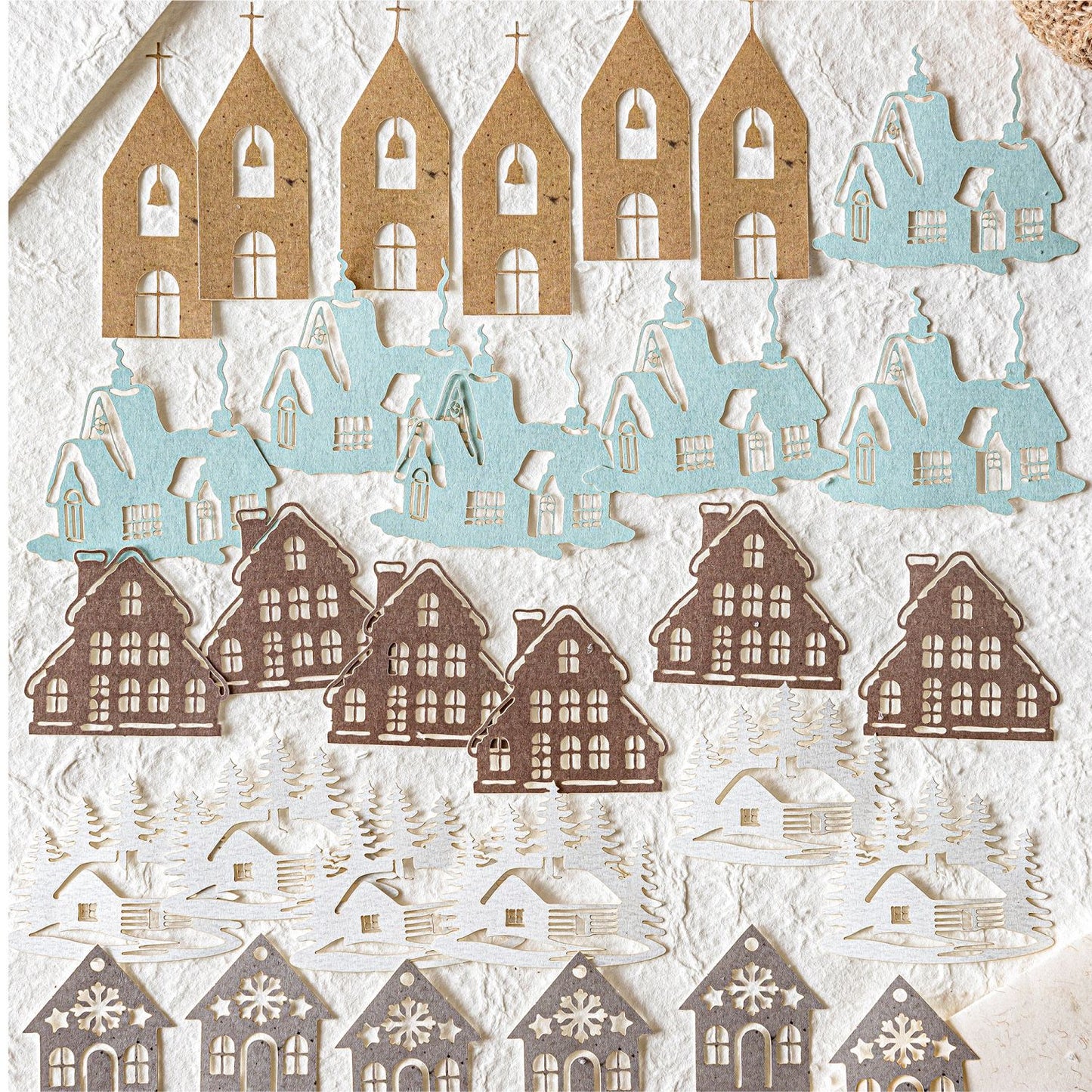 30 Pcs Christmas Gadgets Cutout Paper DRSWJ