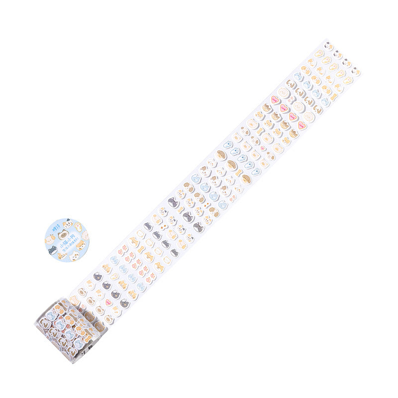 1 Roll PET Tape Emoji Stickers SHXBQ