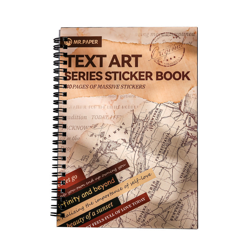 40 Sheets Vintage Quote Stickers WXYS