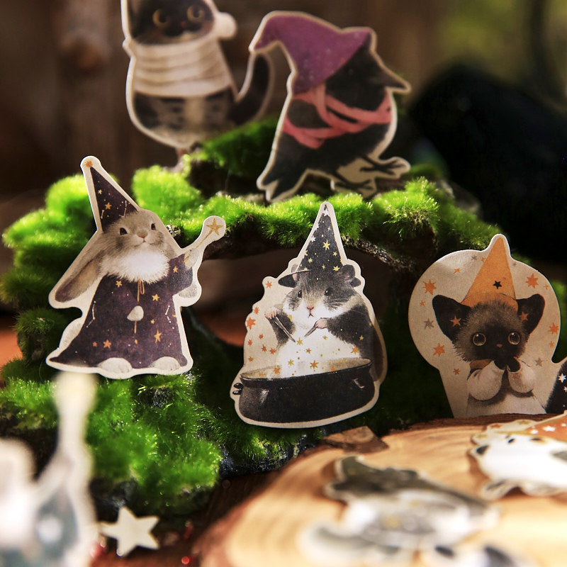 100 Pcs Magic Animal Stickers DWPD