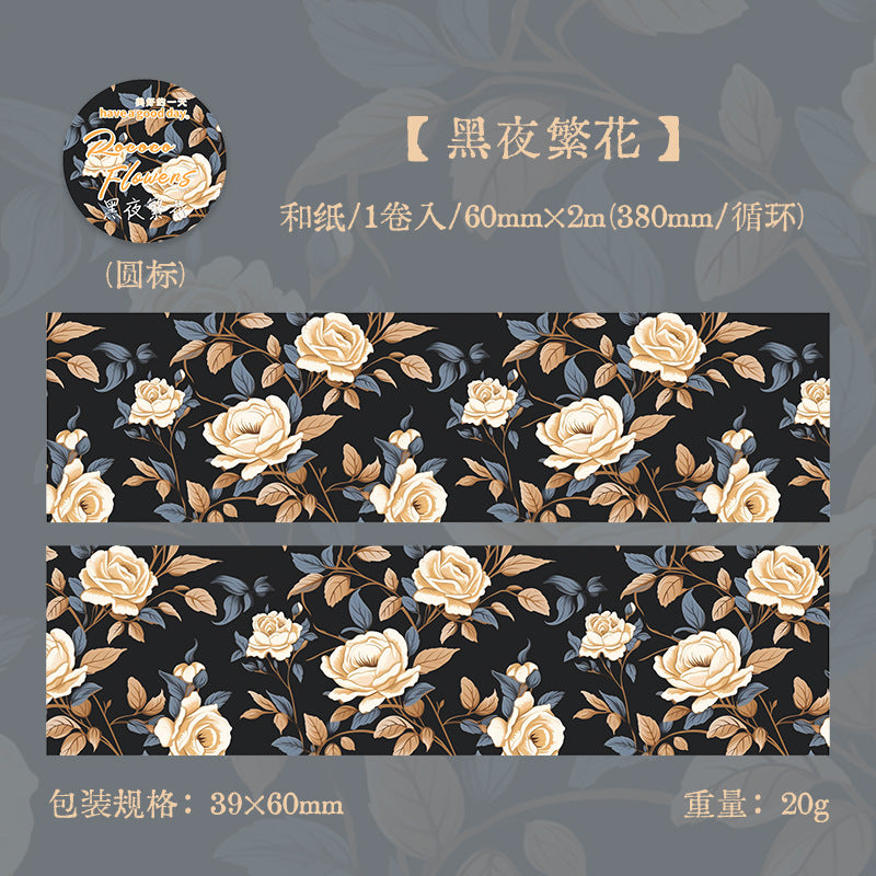 1 Roll Flowers Washi Tape YLSH