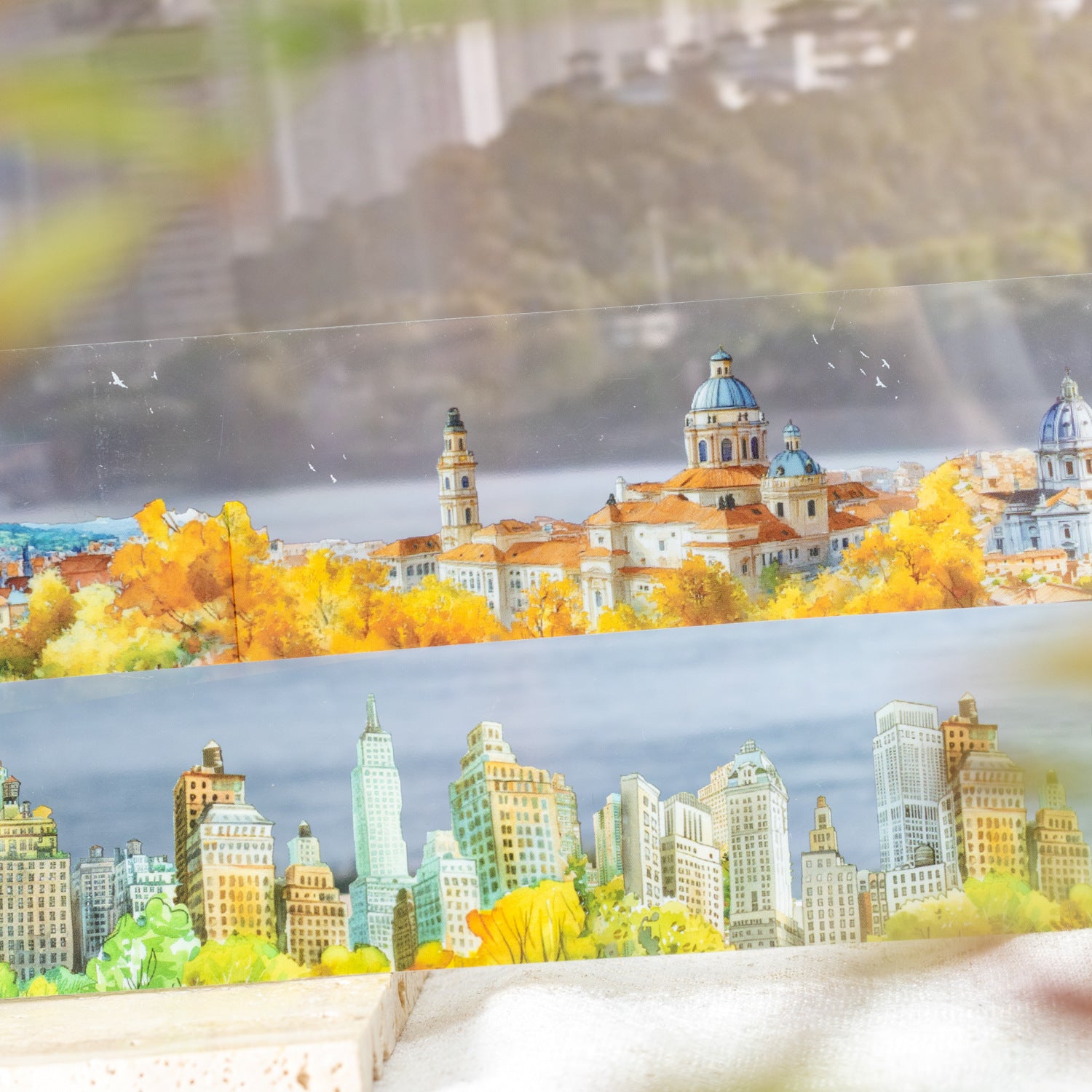 1 Roll Travel Landscape PET Tape WJLT