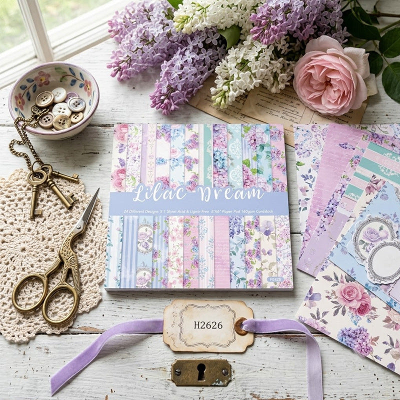 6 inch Scrapbook Paper Pad SKP2626