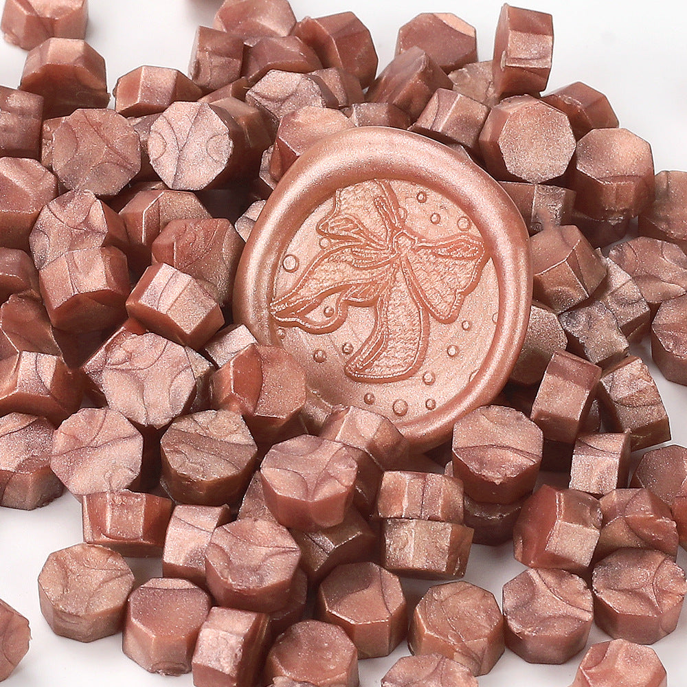 100 PCS Octagon Wax Seal Beads H128