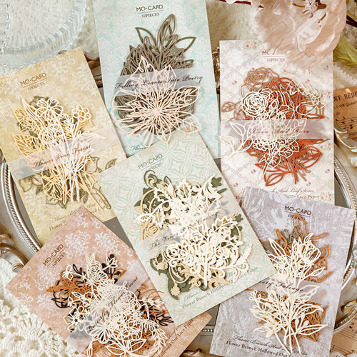 10 Pcs Flowers Cutout Paper HZYX