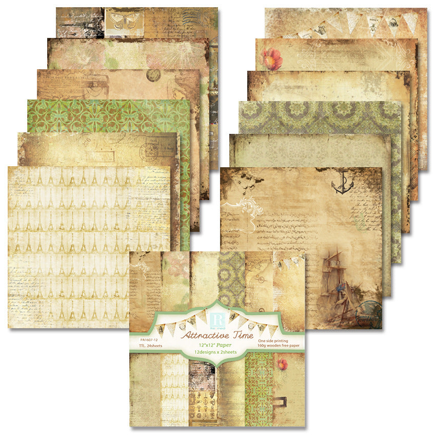 6 inch Scrapbook Paper Pad for Craft PA607