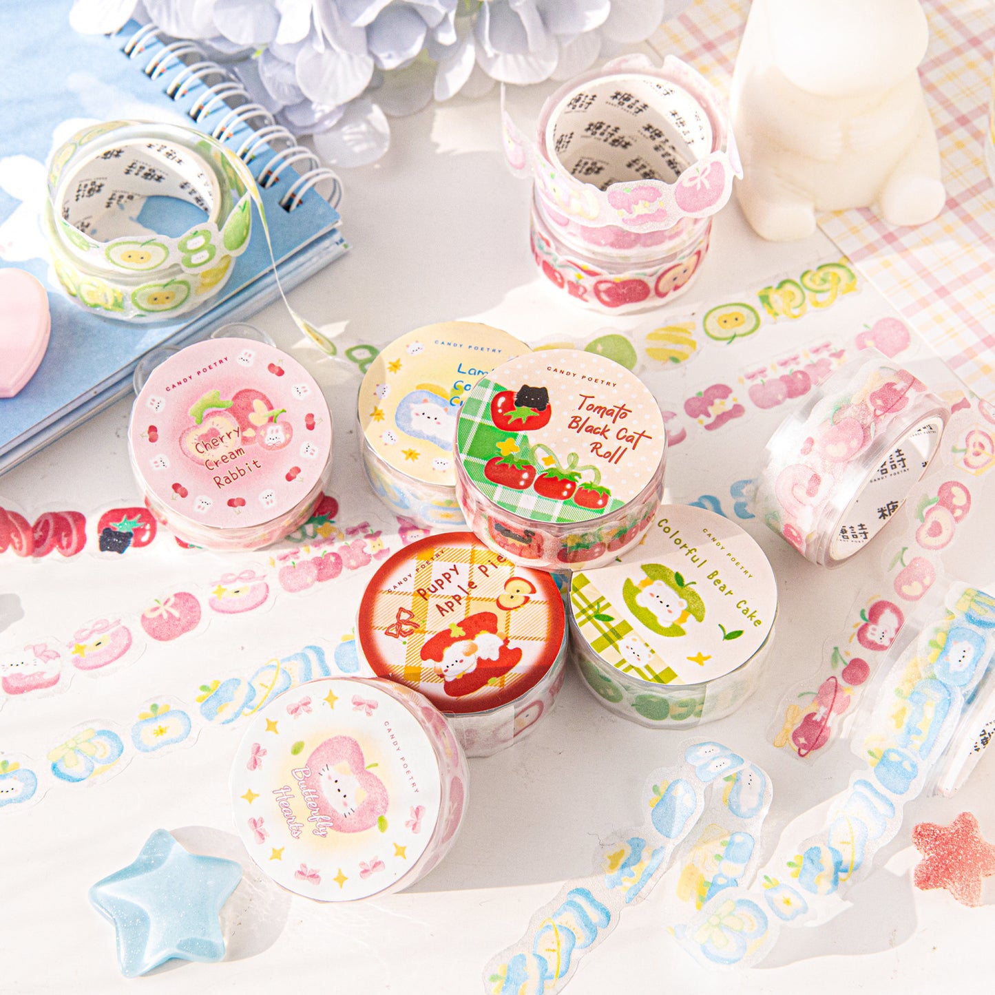 1 Roll Cute Fruit PET Tape SGTX