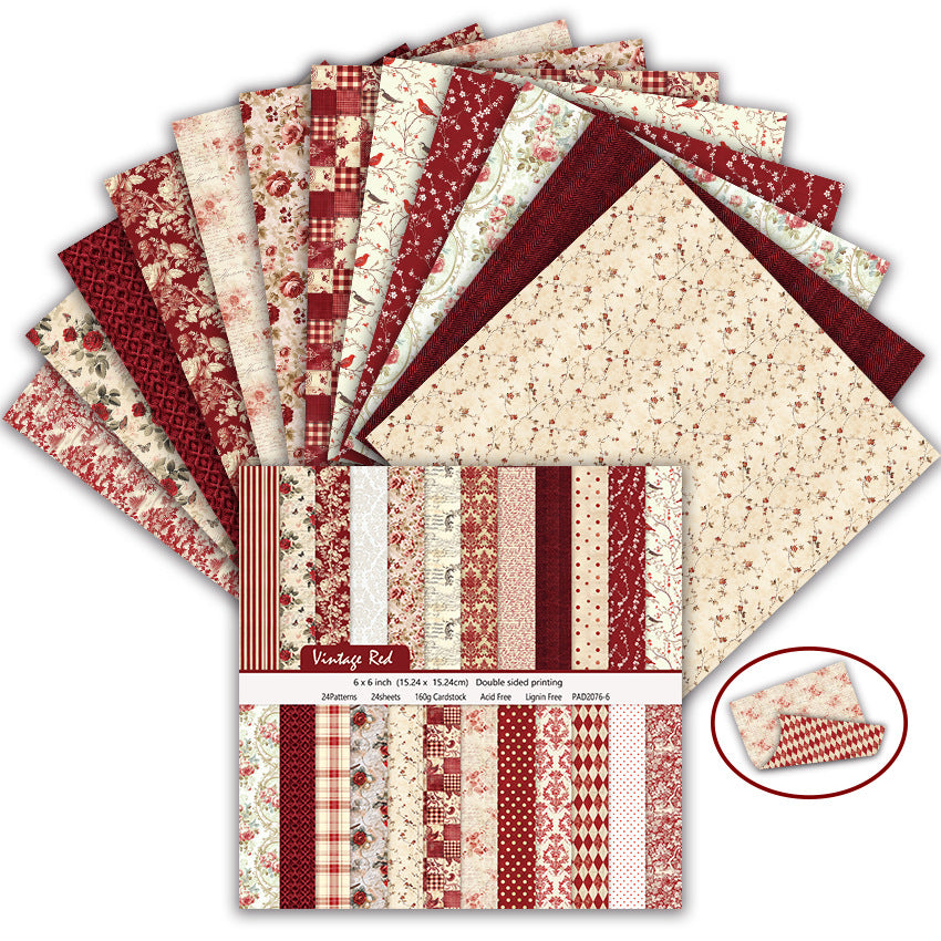 6 inch Scrapbook Paper Pad JYY6076