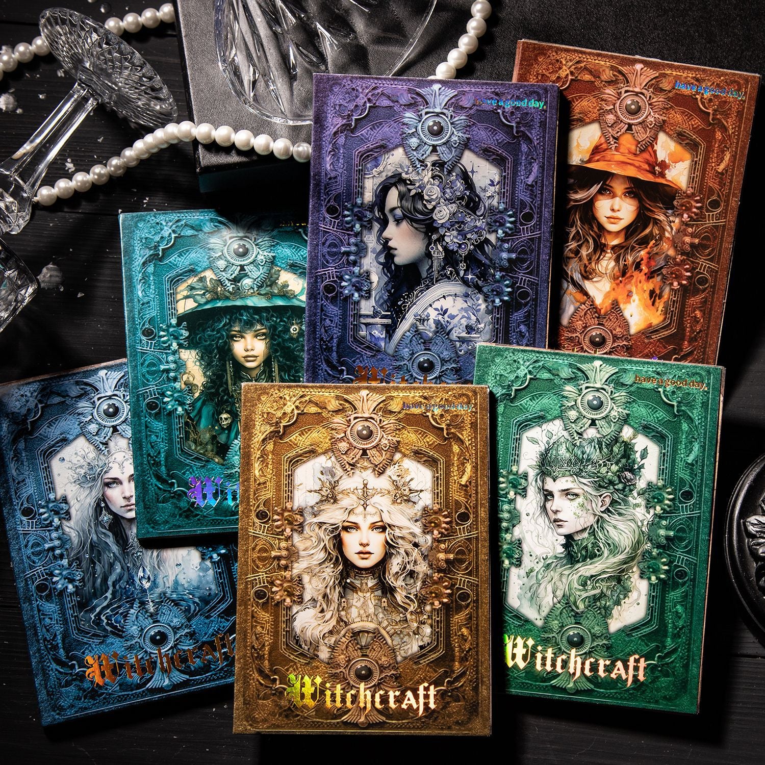 30 Pcs Witch Scrapbook Paper WSMM