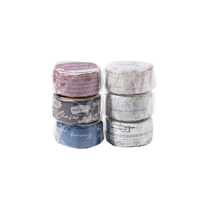 1 Roll Vintage Irregular Washi Tape WXSN