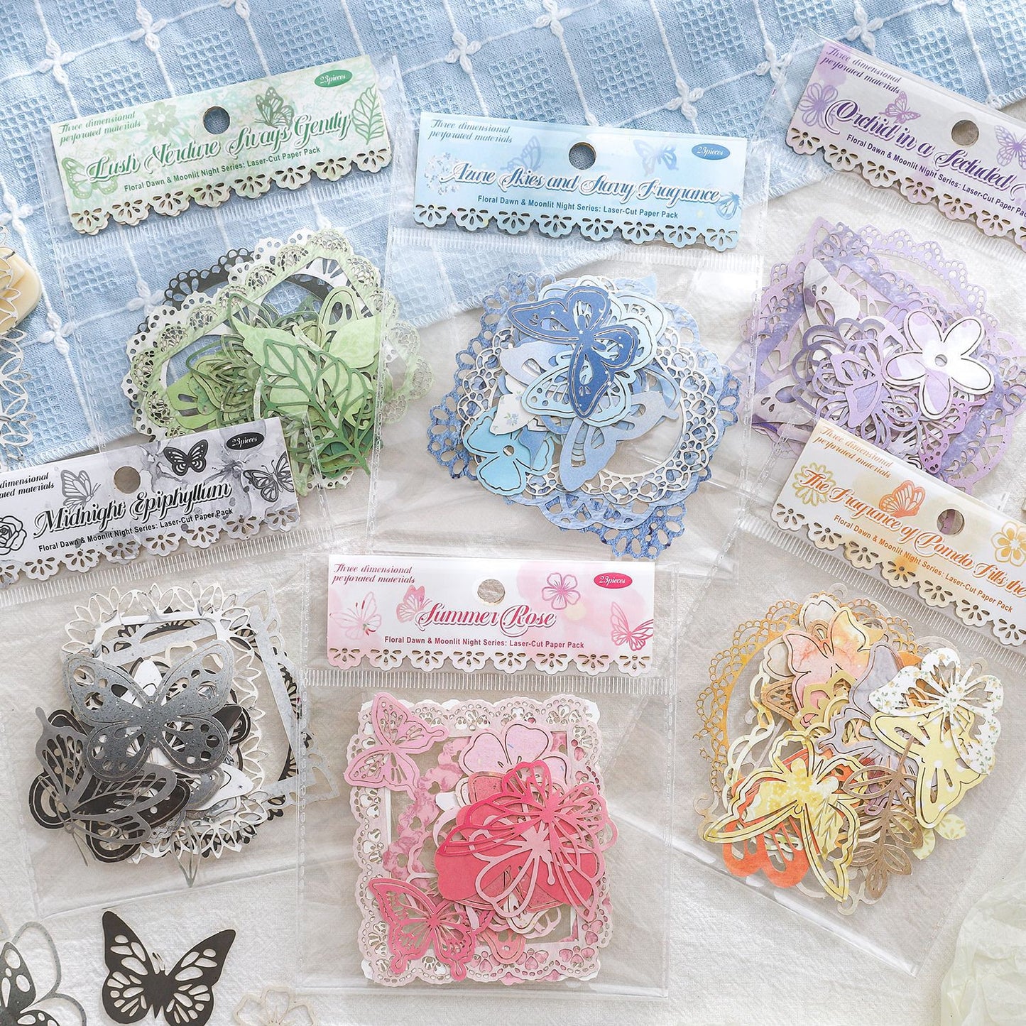 23 Pcs Hollow Cutout Paper Butterfly HCYX