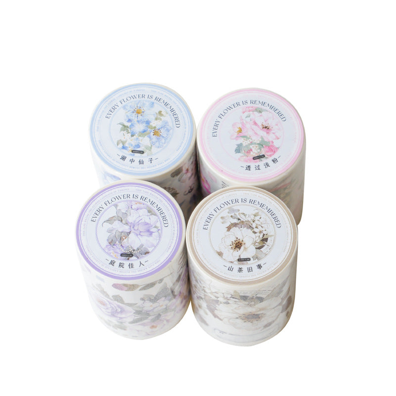 1 Roll Flowers Washi Tape SXHY