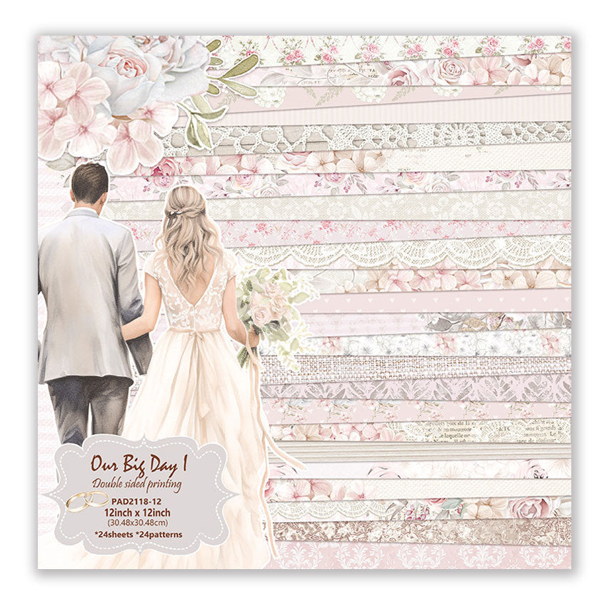 12 inch Scrapbook Paper Pad JYY118