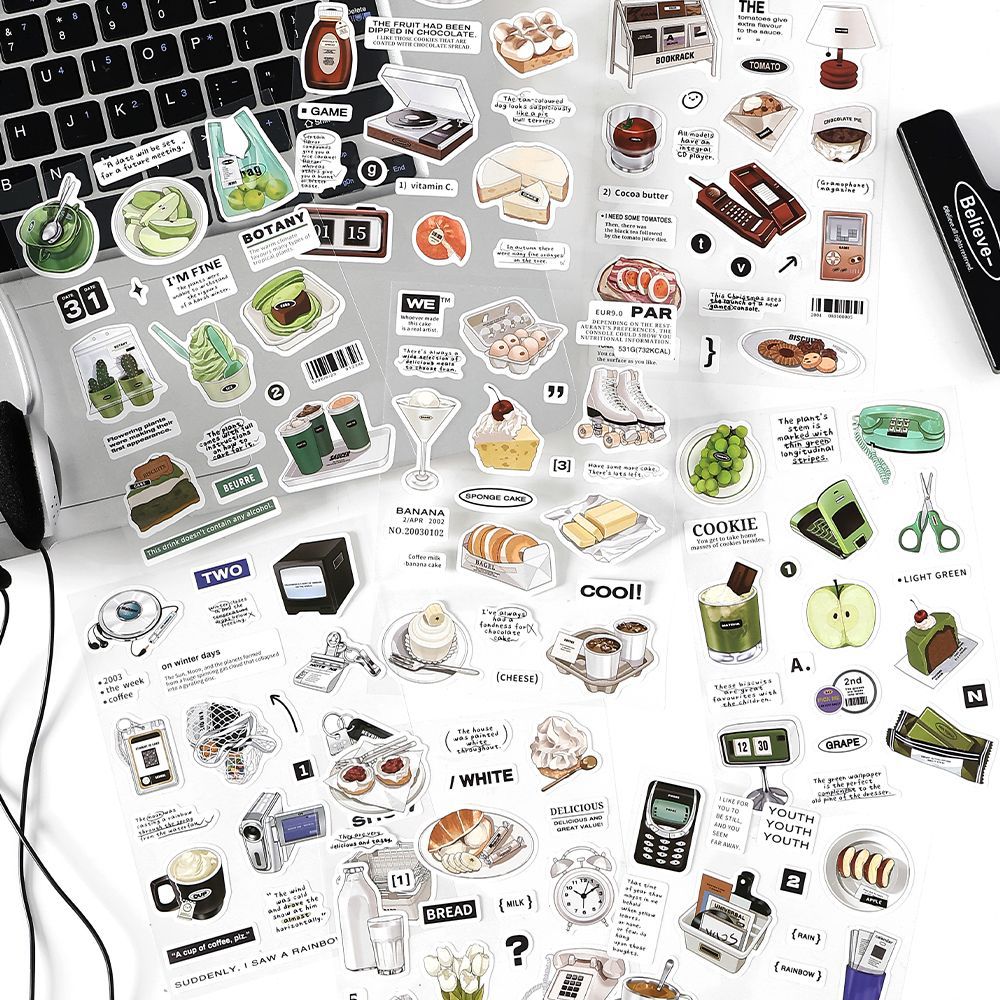 2 Sheets Daily Life Planner Stickers RJSP