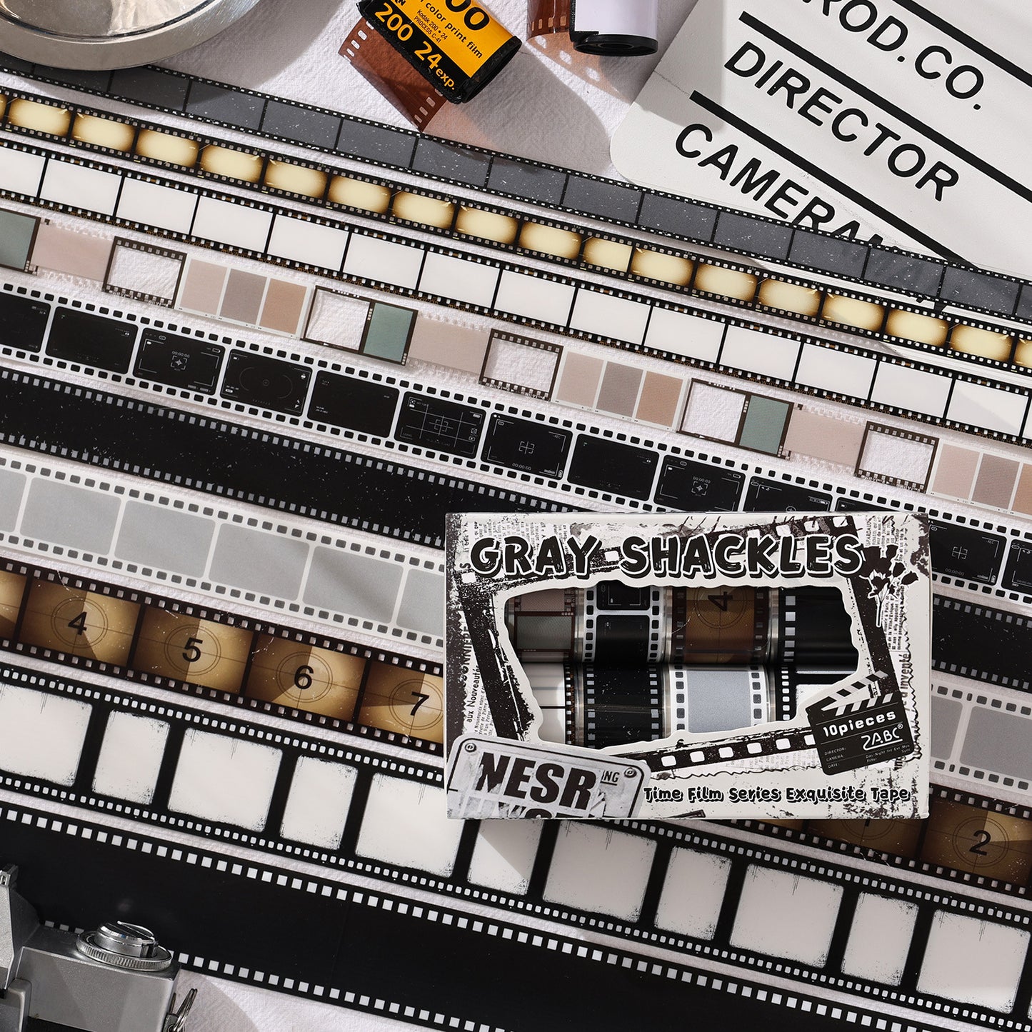 10 Rolls Movie Film PET Tapes Set SGJJ