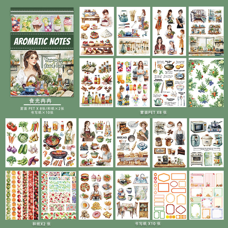 A5 Mixed Material Sticker Book TZH104