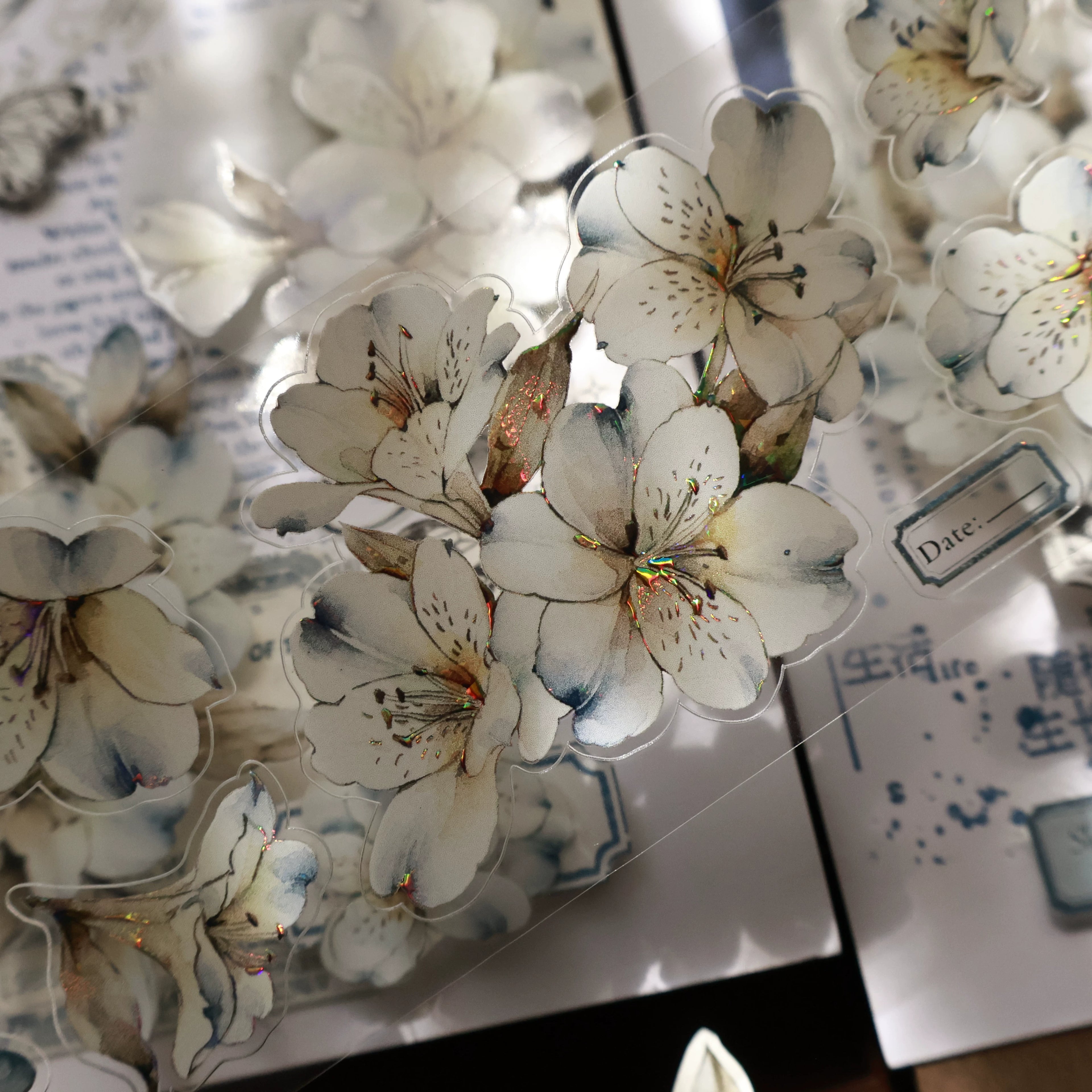 Floral Decorative Tape Rolls- Blue Haven