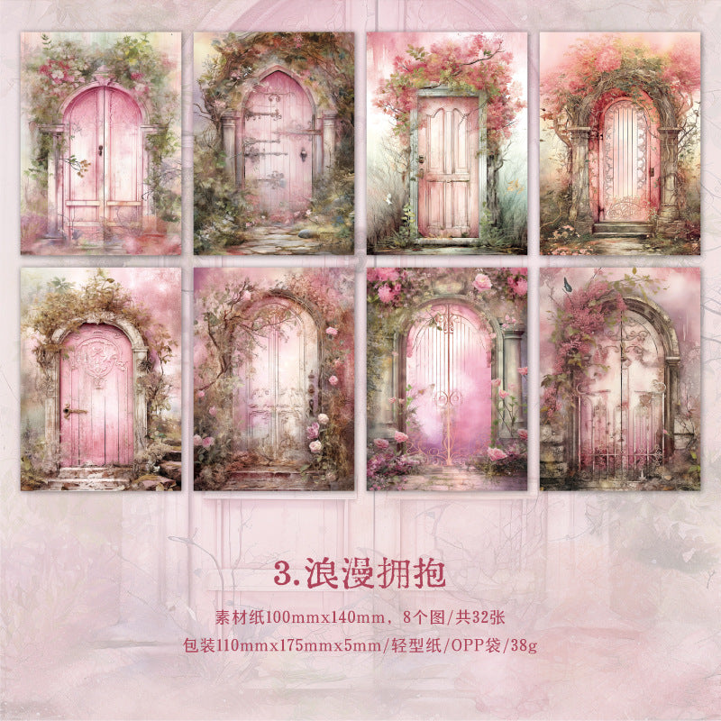 32 Pcs Windows Junk Journal Paper HDYB