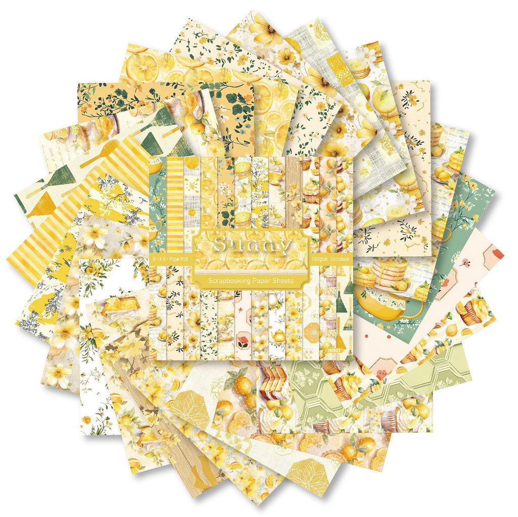 6 inch Sunny Scrapbook Paper Pad SKP607