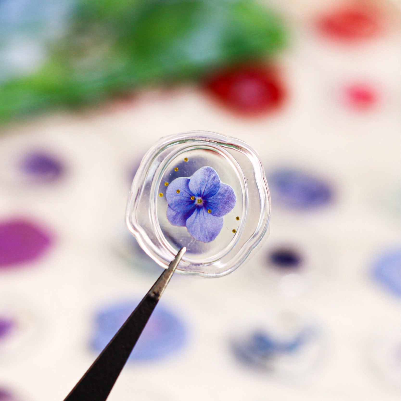 15 Pcs Epoxy Glue Wax Seal Stickers YWXL