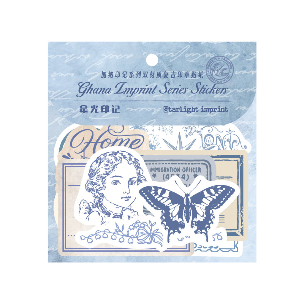 25 Pc Vintage Journal Stickers JNYJ