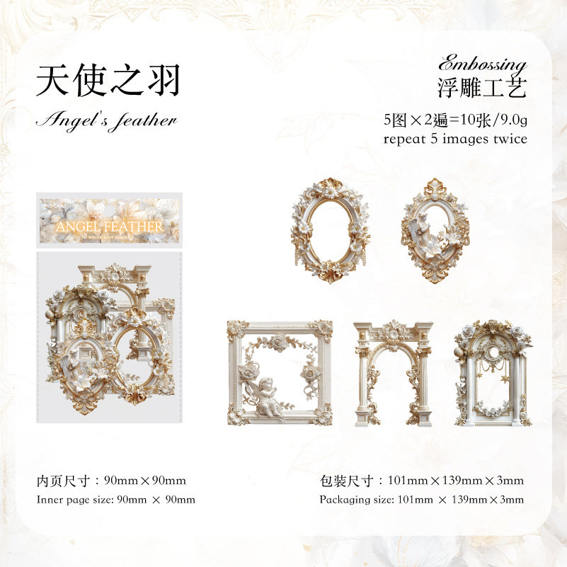 10 Pcs Frame Cardstock Paper BSLJ
