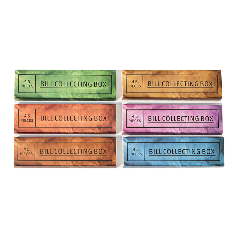 45 Pcs Vintage Tickets Stickers GDPWS