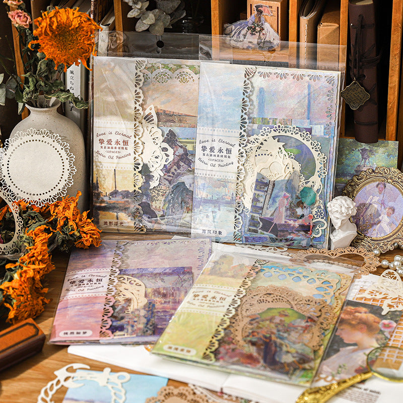 50 Pcs Fantasy Junk Journal Supplies Kit ZQYH