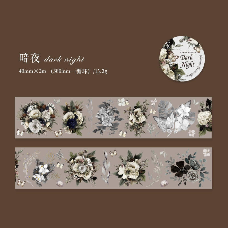 1 Roll Flowers PET Tape CSHY