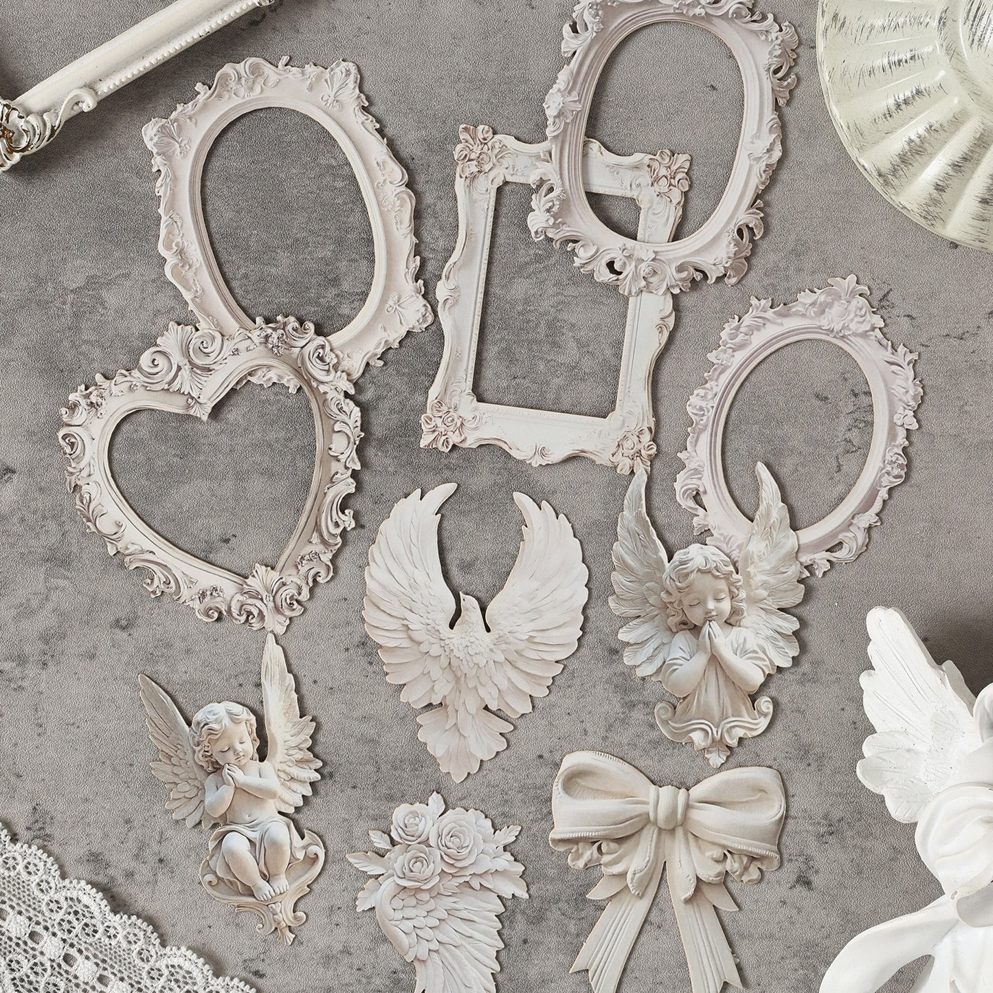 10 Pcs Aesthetic European Journal Stickers YZOF