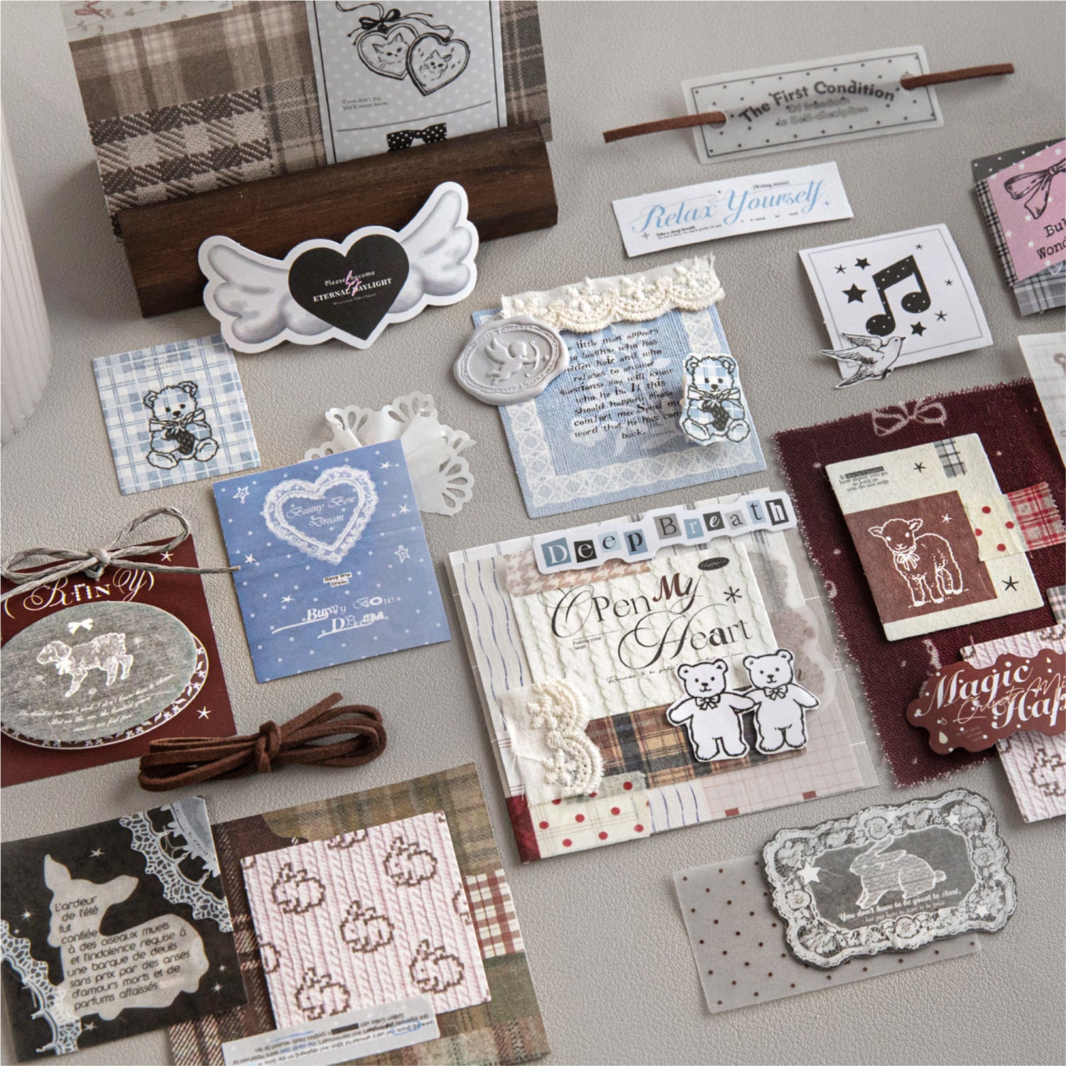 20 Pcs Aesthetic Journal Stickers WJYS