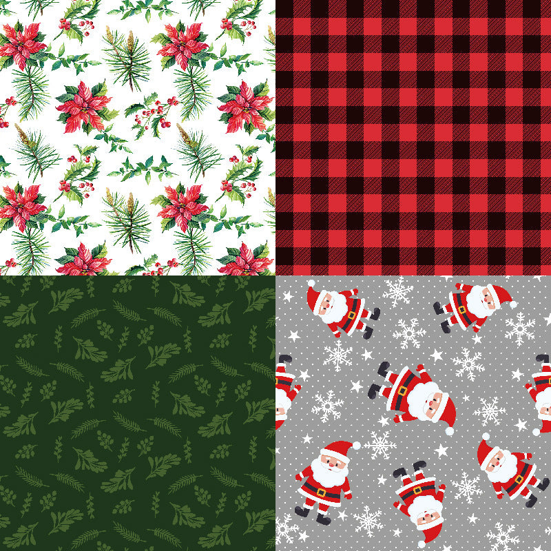 6 inch Christmas Scrapbook Paper Pad SKP011