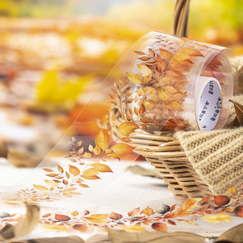 1 Roll Autumn Themed PET Tape HHQY